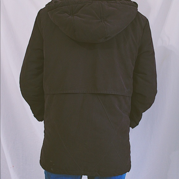 Dark Purple London Fog Coat - Picture 6 of 7